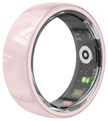 Smart Ring for Men Women Fitness Tracker Ring Health Smart Rings Heart Rate Monitor Sleep Tracker LED Notification Calorie Step Counter NFC Gesture Control Multi-Sport Modes Waterproof iOS/Android